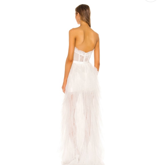 For Love And Lemons Strapless White Dress - Picture 2 of 6